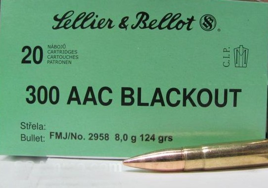 S&B 300 BLACKOUT 124 FMJ 20 - Win Repeating Arms Promotion